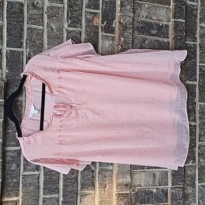 Pink and Gold Lauren Conrad blouse size 3X